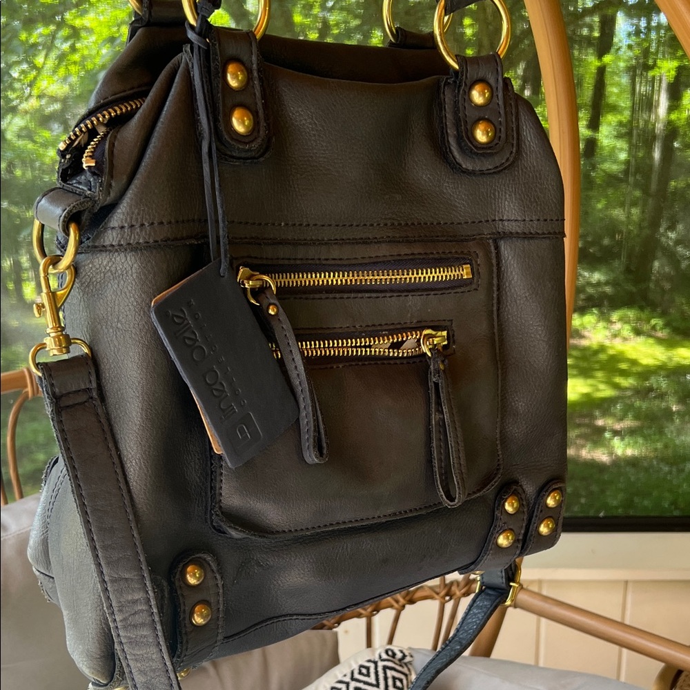 Linea Pelle Collection Dylan Hobo Bag in Navy